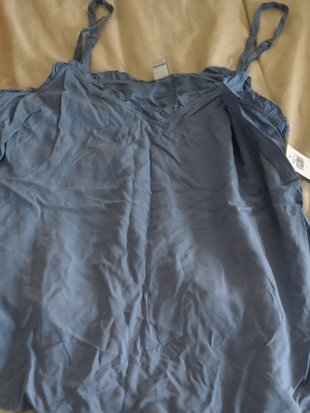 Old Navy Dusty Blue V-Neck Spaghetti Strap Camisole